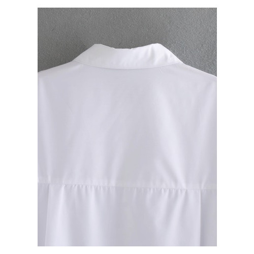 Рубашка женская Berni удлиненная с золотыми пуговицами Stylish (S) Белый (58574000328) фото №9