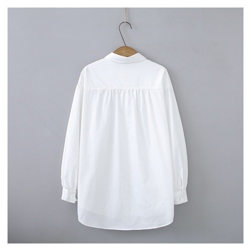 Рубашка женская Berni с отложным воротником Lily (L) Белая (58582000330) фото №2