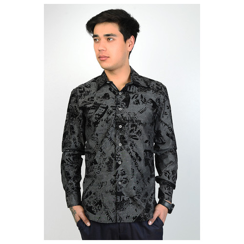 Рубашка мужская New Trend черная 3XL SKL99-369226 фото №2