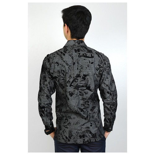Рубашка мужская New Trend черная 3XL SKL99-369226 фото №4