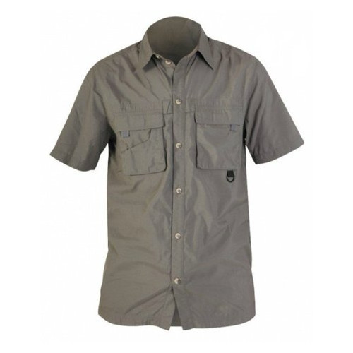 Рубашка Norfin 652004-XL с коротким рукавом Cool серая фото №1