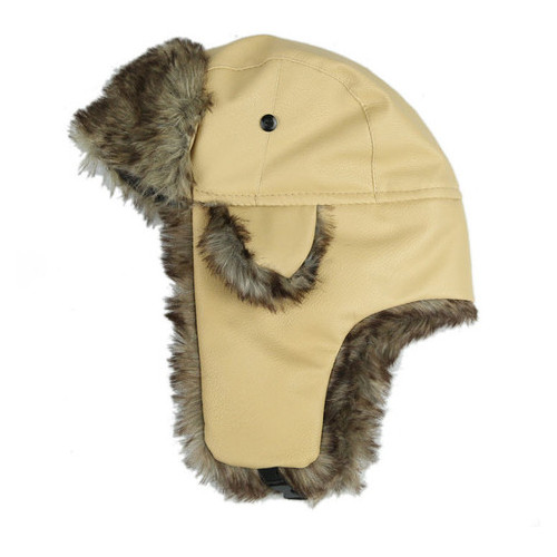 Стильна зимова шапка вушанка Унісекс (ОМ-021) фото №3