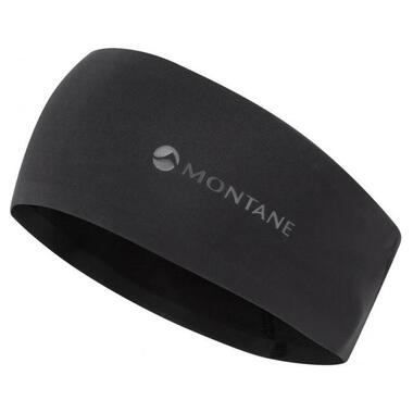 Жіноча пов'язка Montane Via Stretch Headband Black One Size фото №1