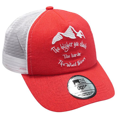 Кепка Ogso Trucker Hat Red-Rose (OGSO-TRACKREDGR) фото №1