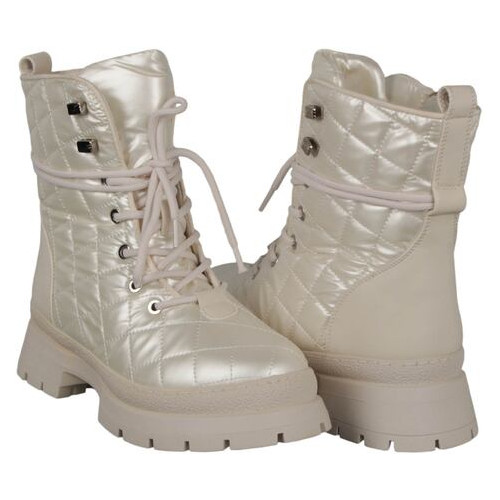 Жіночі зимові черевики на низькому Meglias 197511 Бежевий 41 2999860494068 фото №4
