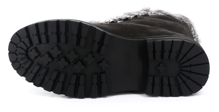 Жіночі зимові черевики на низькому ходу Geronea 19513, Сірий, 38, 2964340229775 фото №4