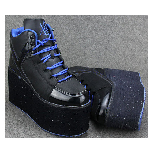 Стильные женские ботинки на платформе Ботильоны Черный (ОБ-014) фото №3