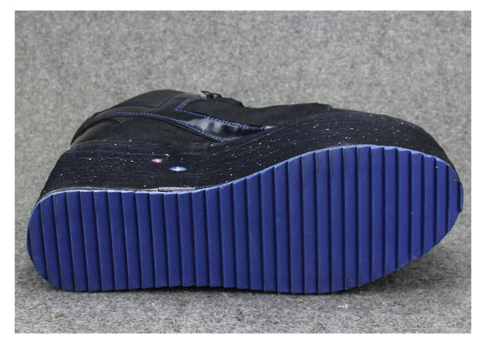 Стильные женские ботинки на платформе Ботильоны Черный (ОБ-014) фото №5