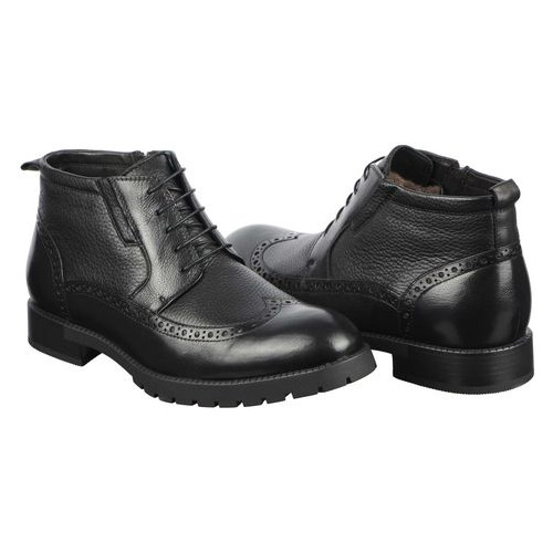 Чоловічі зимові черевики класичні Cosottinni 816133, Чорний, 43, 2999860326901 фото №3