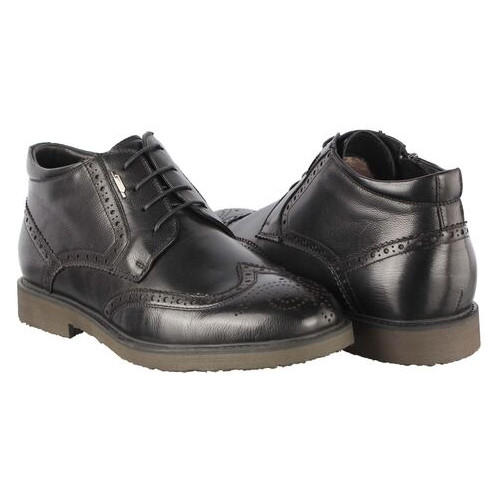 Чоловічі зимові черевики класичні Cosottinni 12020, Чорний, 39, 2973310143232 фото №4