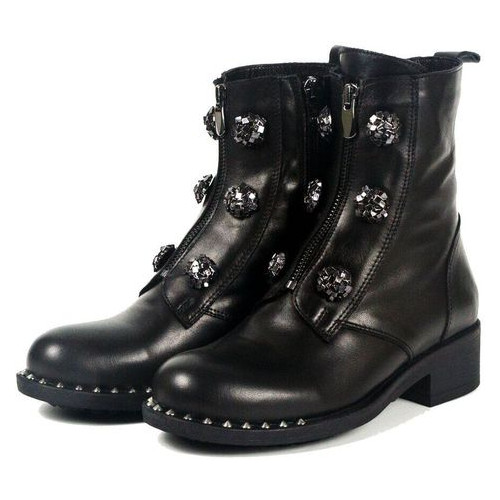 Жіночі черевики на низькому ходу Aquamarin 560787, Чорний, 37, 2964340257419 фото №4