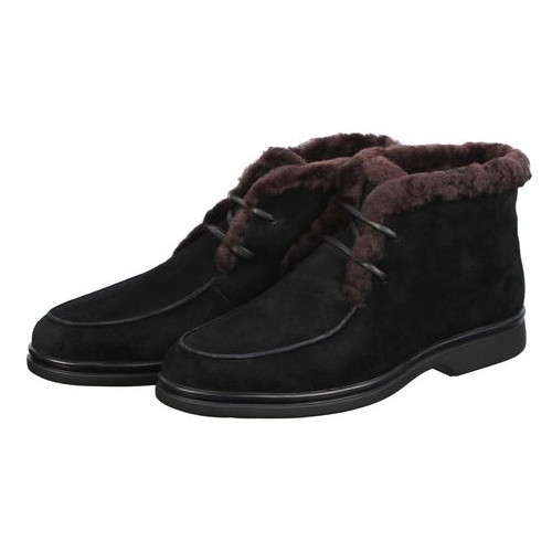 Чоловічі зимові черевики класичні Lido Marinozzi 195506, Чорний, 43, 2999860343380 фото №2