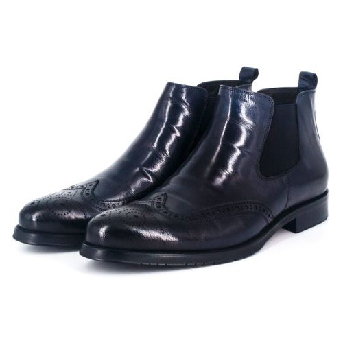 Чоловічі класичні черевики Lido Marinozzi 50881, Синій, 39, 2964340238531 фото №2