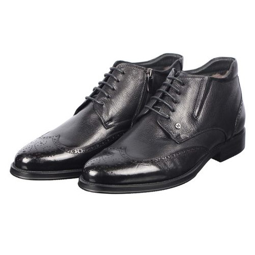 Чоловічі зимові класичні черевики Marco Pinotti 195467, Чорний, 44, 2999860340174 фото №3