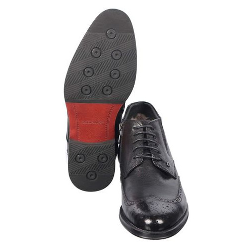 Чоловічі зимові класичні черевики Marco Pinotti 195467, Чорний, 44, 2999860340174 фото №1