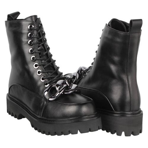 Жіночі зимові черевики на низькому ходу Oeego 197549, Чорний, 36, 2999860496208 фото №4