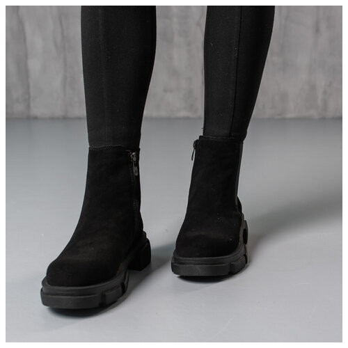Черевики жіночі Fashion Hoofy 3846 40 розмір 25.5 см Чорний фото №7
