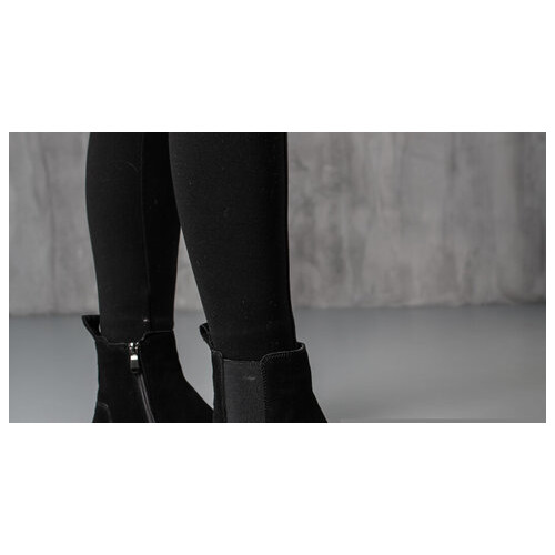 Черевики жіночі Fashion Hoofy 3846 40 розмір 25.5 см Чорний фото №14