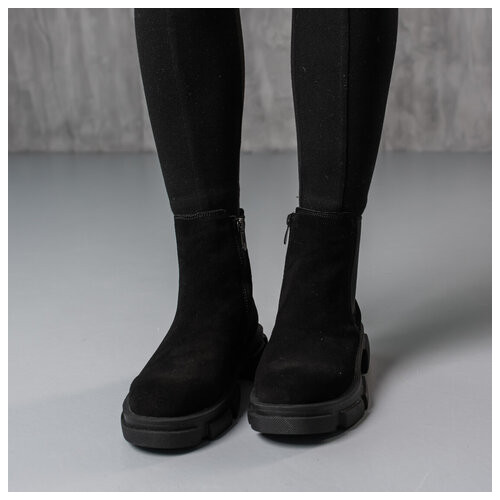 Черевики жіночі Fashion Hoofy 3846 40 розмір 25.5 см Чорний фото №1