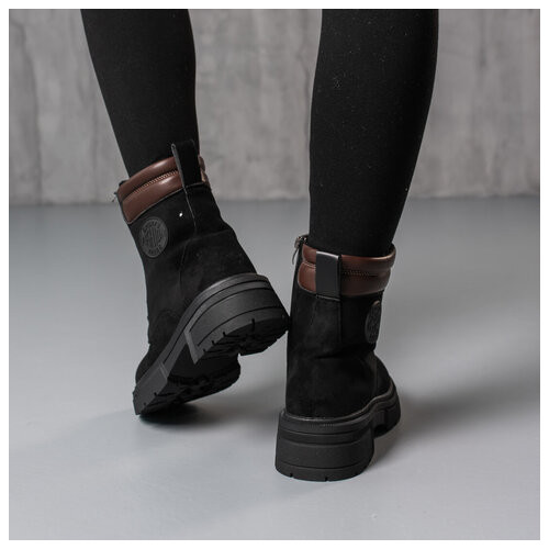 Черевики жіночі зимові Fashion Zsa 3804 36 розмір 23.5 см Чорний фото №7