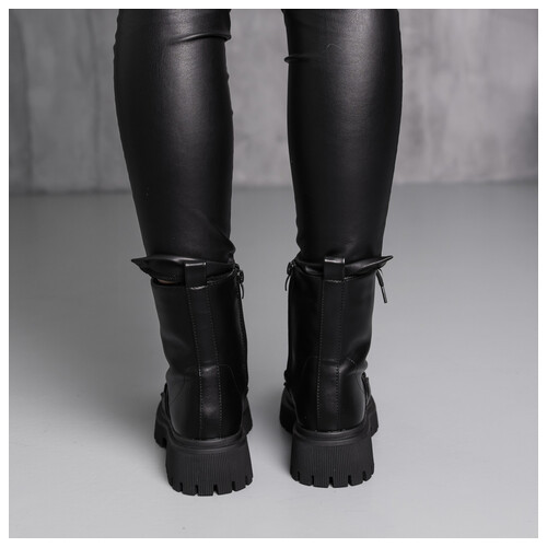Черевики жіночі зимові Fashion Echo 3889 36 розмір 23,5 см Чорний фото №6