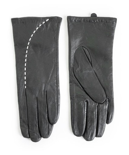 Женские кожаные сенсорные рукавички Shust Gloves 376 6,5-7 (111810) фото №1