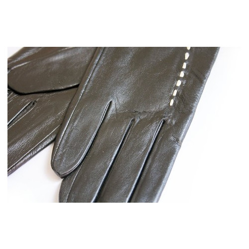 Женские кожаные сенсорные рукавички Shust Gloves 376 6,5-7 (111810) фото №4