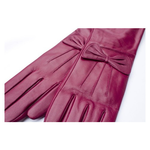 Женские кожаные длинные рукавички Shust Gloves 726 M фото №3