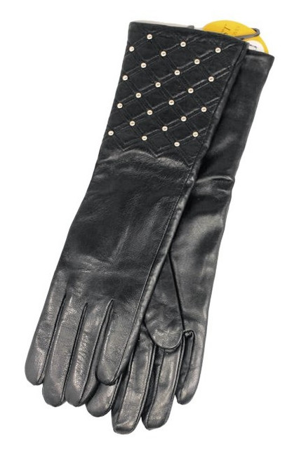 Женские кожаные сенсорные рукавички Shust Gloves 711 M фото №1