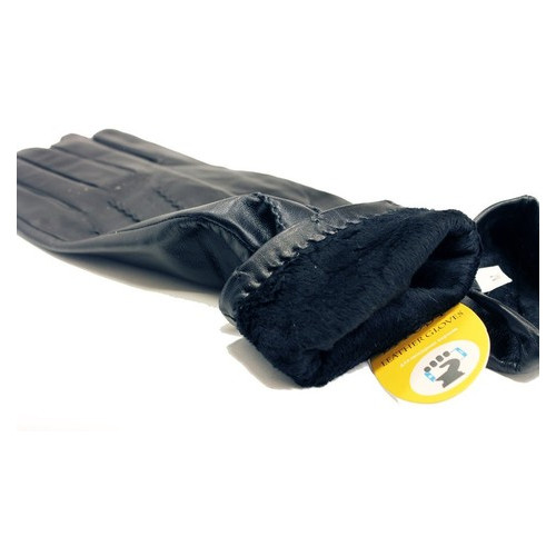 Женские кожаные сенсорные рукавички Shust Gloves 711 M фото №4