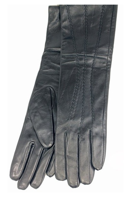 Женские кожаные сенсорные рукавички Shust Gloves 712 M (111917) фото №1