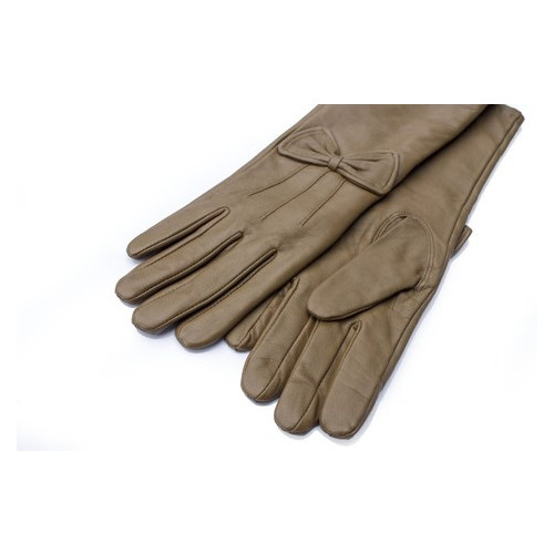 Женские кожаные длинные рукавички Shust Gloves 727 M фото №5
