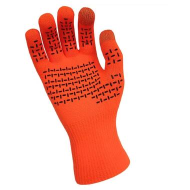 Рукавички водонепроникні Dexshell ThermFit Gloves, p-p S, помаранчеві фото №1