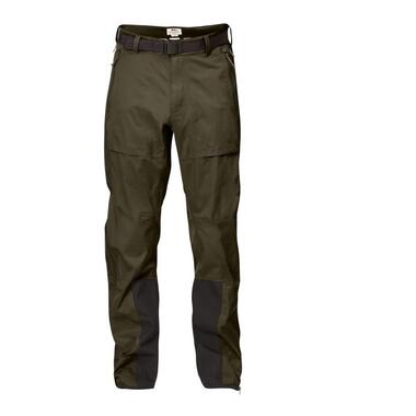 Чоловічі брюки FJALLRAVEN Keb Eco-Shell Trousers M Long Dark Olive S/44 фото №1