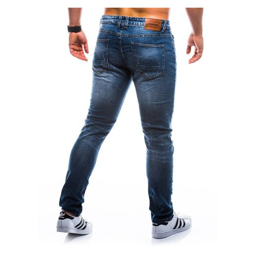 Брюки мужские джинсовые P768 - тёмно-синие - Ombre Ombre 34 (379721) фото №4