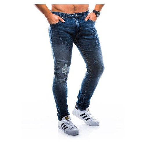 Брюки мужские джинсовые P768 - тёмно-синие - Ombre Ombre 34 (379721) фото №1