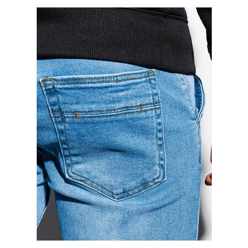Мужские джинсовые штаны P953 - светло-синий - Ombre Ombre S Синий (464546) фото №5
