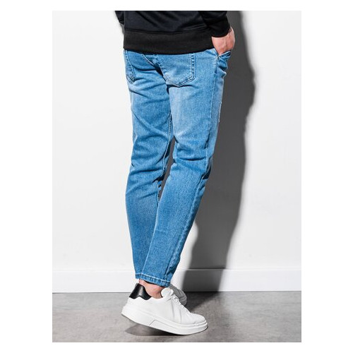 Мужские джинсовые штаны P953 - светло-синий - Ombre Ombre S Синий (464546) фото №4