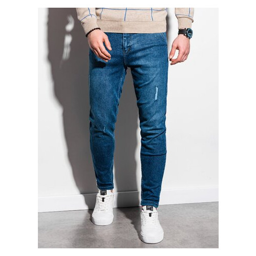 Мужские джинсовые штаны P953 - синий - Ombre Ombre S Синий (464551) фото №3