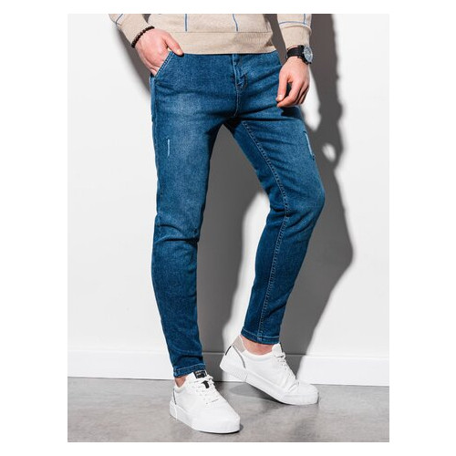 Мужские джинсовые штаны P953 - синий - Ombre Ombre S Синий (464551) фото №2