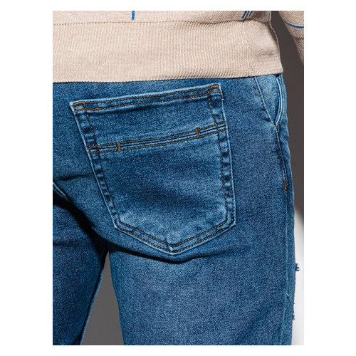 Мужские джинсовые штаны P953 - синий - Ombre Ombre S Синий (464551) фото №4