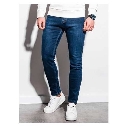 Мужские джинсовые штаны P942 - синий - Ombre Ombre S Синий (464561) фото №2