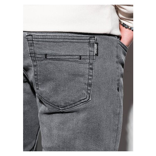 Мужские джинсовые штаны P942 - серый - Ombre Ombre S Серый (464571) фото №5