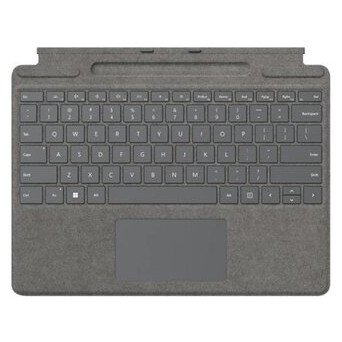 Клавіатура Microsoft Surface Pro 9 Signature Type Cover Platinum (8XB-00061) фото №1