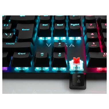 Клавіатура Vinga KBGM-101 LED Red Switch USB Black (KBGM-101 Black) фото №7