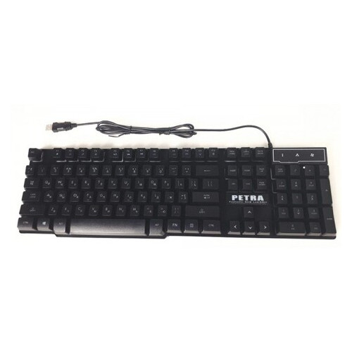 Комплект клавиатура игровая Led + мышь Petra MK1 6965 (77702707) фото №1
