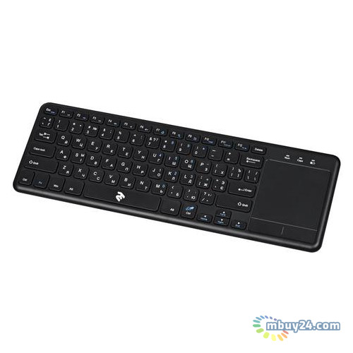Клавіатура 2E KT100 WL Black (2E-KT100WB) фото №2