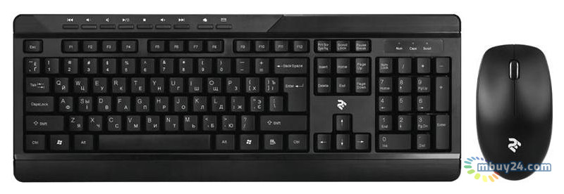 Комплект: клавіатура, миша 2E MF410 (2E-MK410MWB) Black фото №1