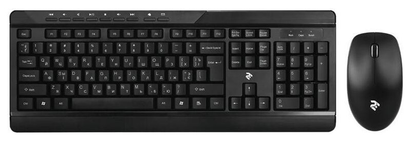Комплект клавиатура + мышь Wireless 2E MK410 (2E-MK410MWB) Black фото №1
