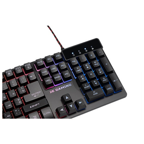 Клавіатура 2E Gaming KG280 LED Ukr (2E-KG280UB) Black USB фото №3